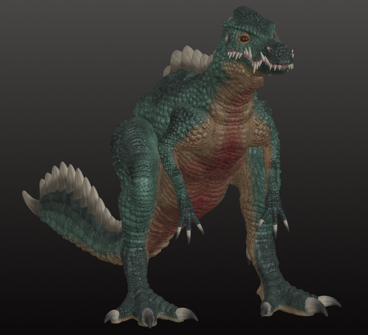 Gorosaurus Design Gorosaurus Redesign 3D Model by Christiancahalan on DeviantArt