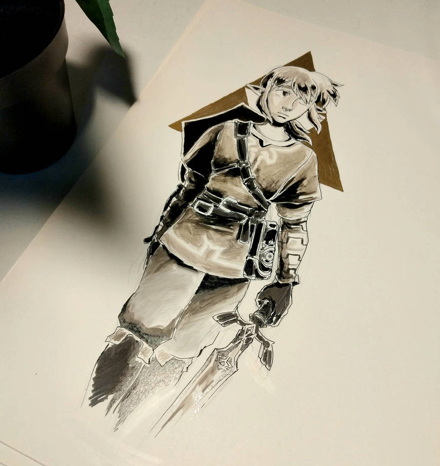 Link Ink link in ink by tuherrus on DeviantArt