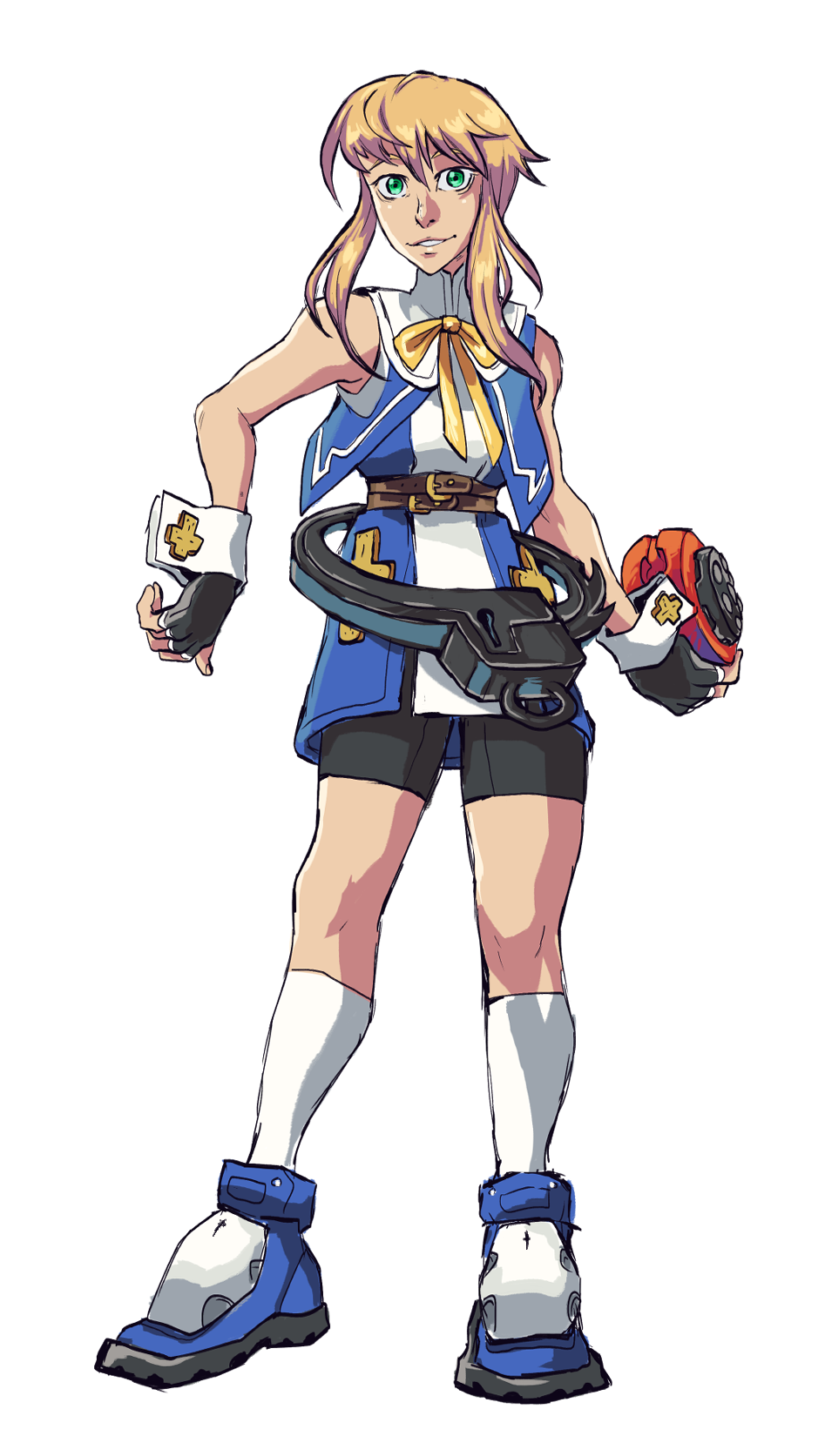 After the success of my A.B.A redesign, and upon popular request, here's my  bridget redesign ! Guilty Gear Strive style ! : r/Guiltygear