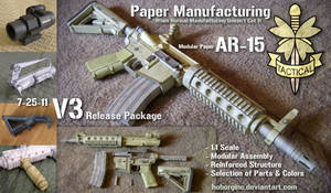 Modular Paper AR15 V3