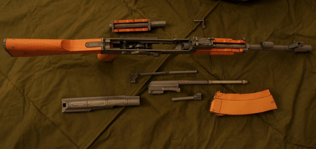 AK-74 Disassembled