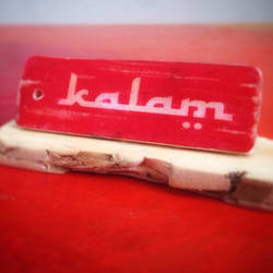 Rustic hangtag KALAM WEAR