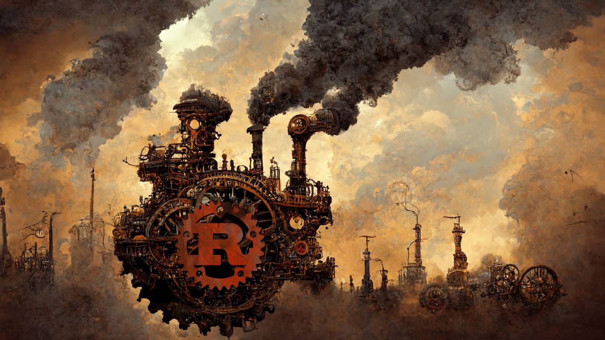 Rustpunk Wallpapers Rust A.I. Steampunk Wallpaper by leth4l on DeviantArt