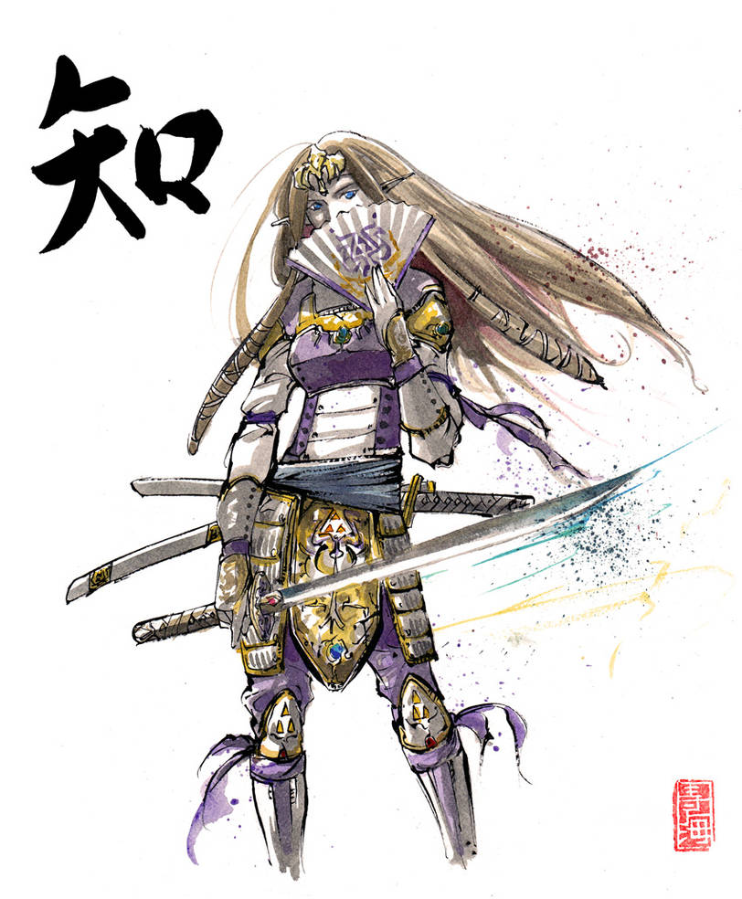 Zelda Sumie Style the princess by MyCKs