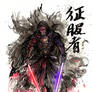 Darth Revan Sumi and watercolor style