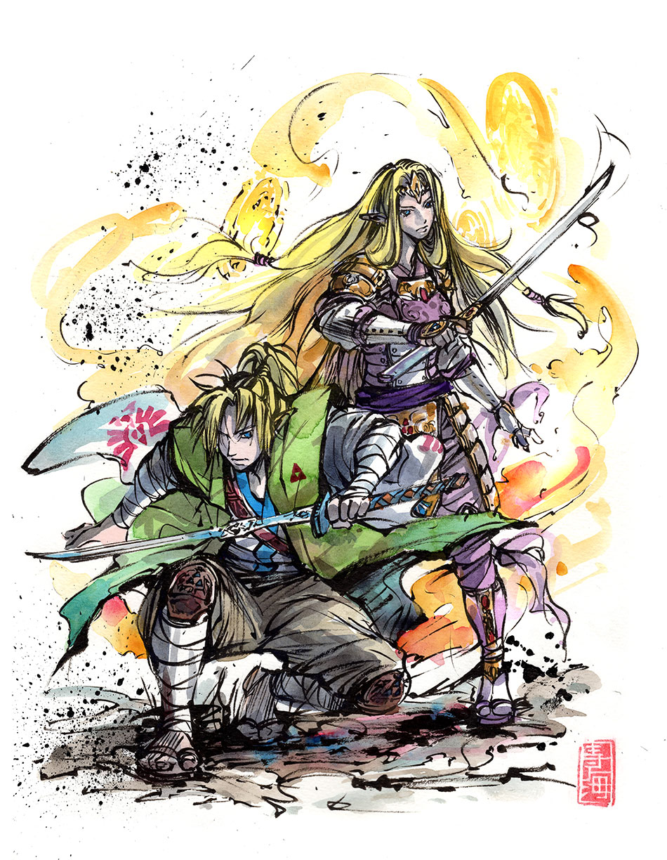 The Legend of Zelda Wallpaper - Link by kuromori27 on DeviantArt