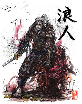 Witcher Geralt of Rivia Samurai RONIN