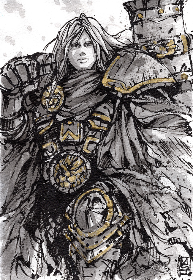 Arthas Menethil INK sketch