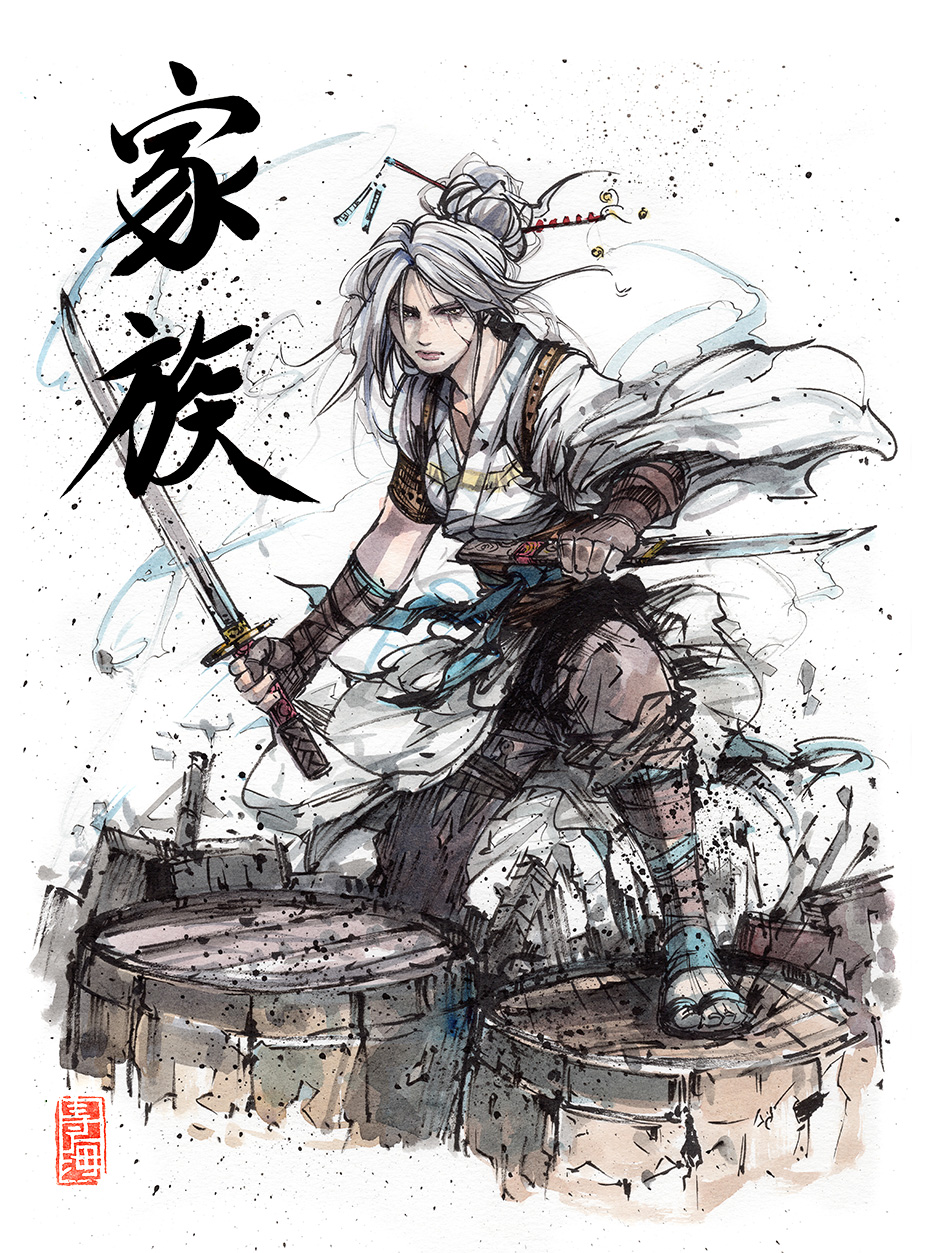 Ciri...samurai! by MyCKs
