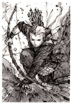 Atreus Ink Sketch