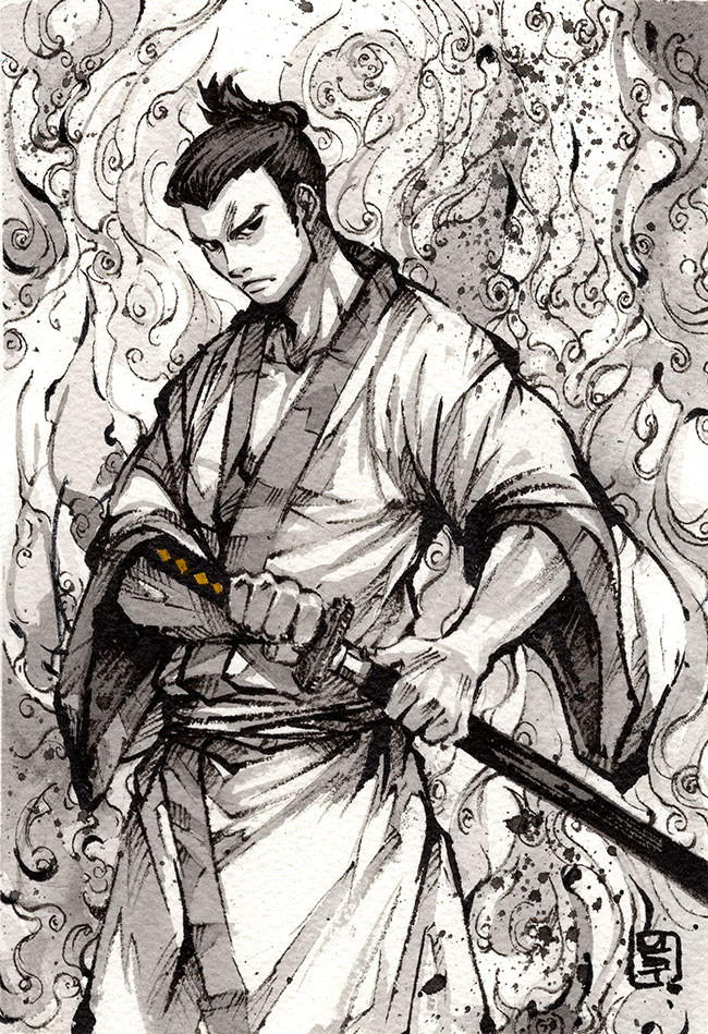 Samurai Jack ink drawing by MyCKs on DeviantArt