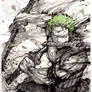 Zoro sumi art