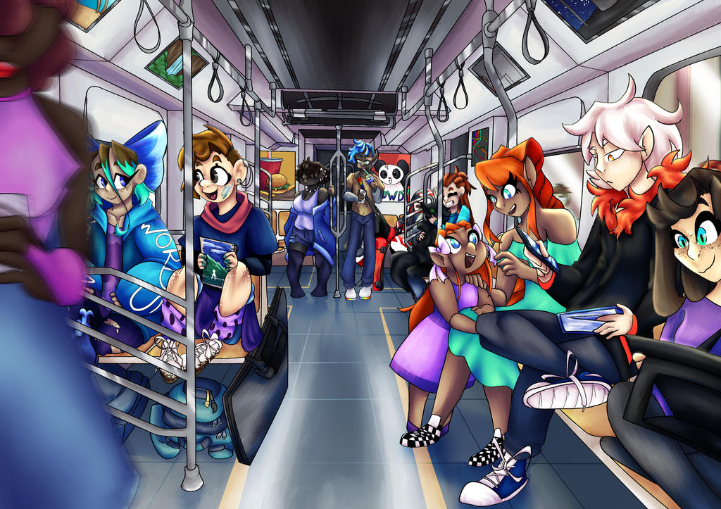 Train ride by Dragon-Girl123 on DeviantArt