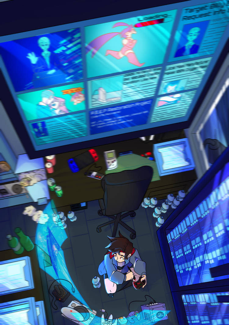 Airy's Computer Computer Cave by Dragon-Girl123 on DeviantArt