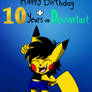 Birthday celebration + 10 years on Deviantart