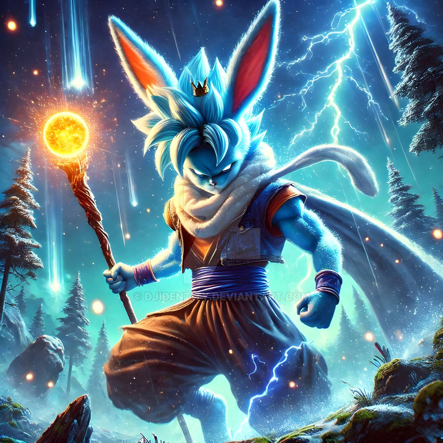 Super Saiyan Bunny by DjIdentity on DeviantArt