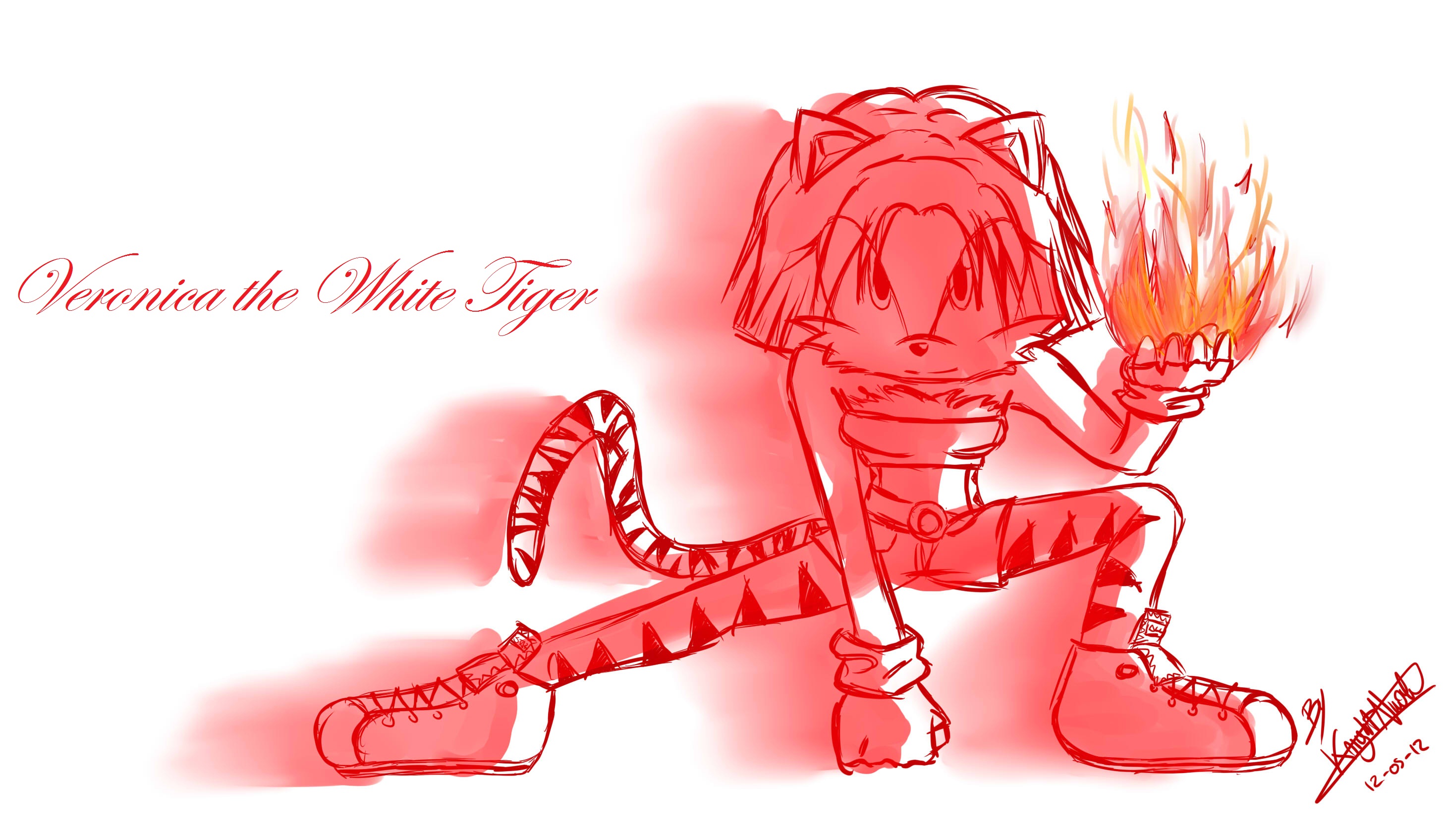 Veronica the White Tiger -SCStyle revised white-