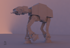 Walker low poly