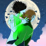 John(green lantern)Stewart + Monica(photon)Rambeau