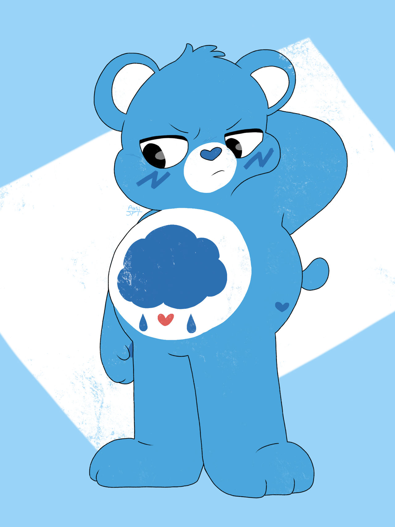 Grumpy Beart Grumpy Bear by Sharpuppeteeth on DeviantArt