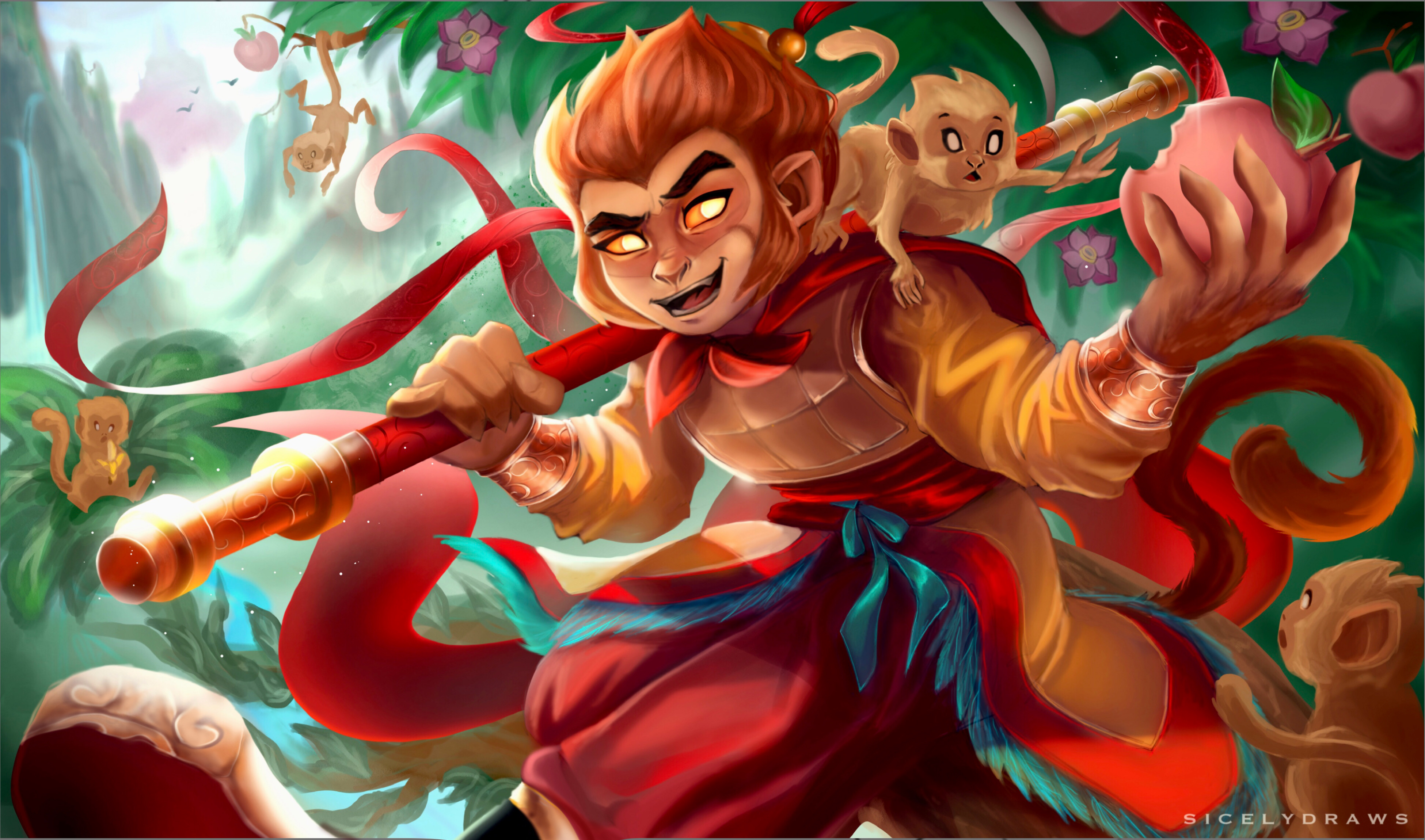 The Monkey King by SicelyDraws on DeviantArt