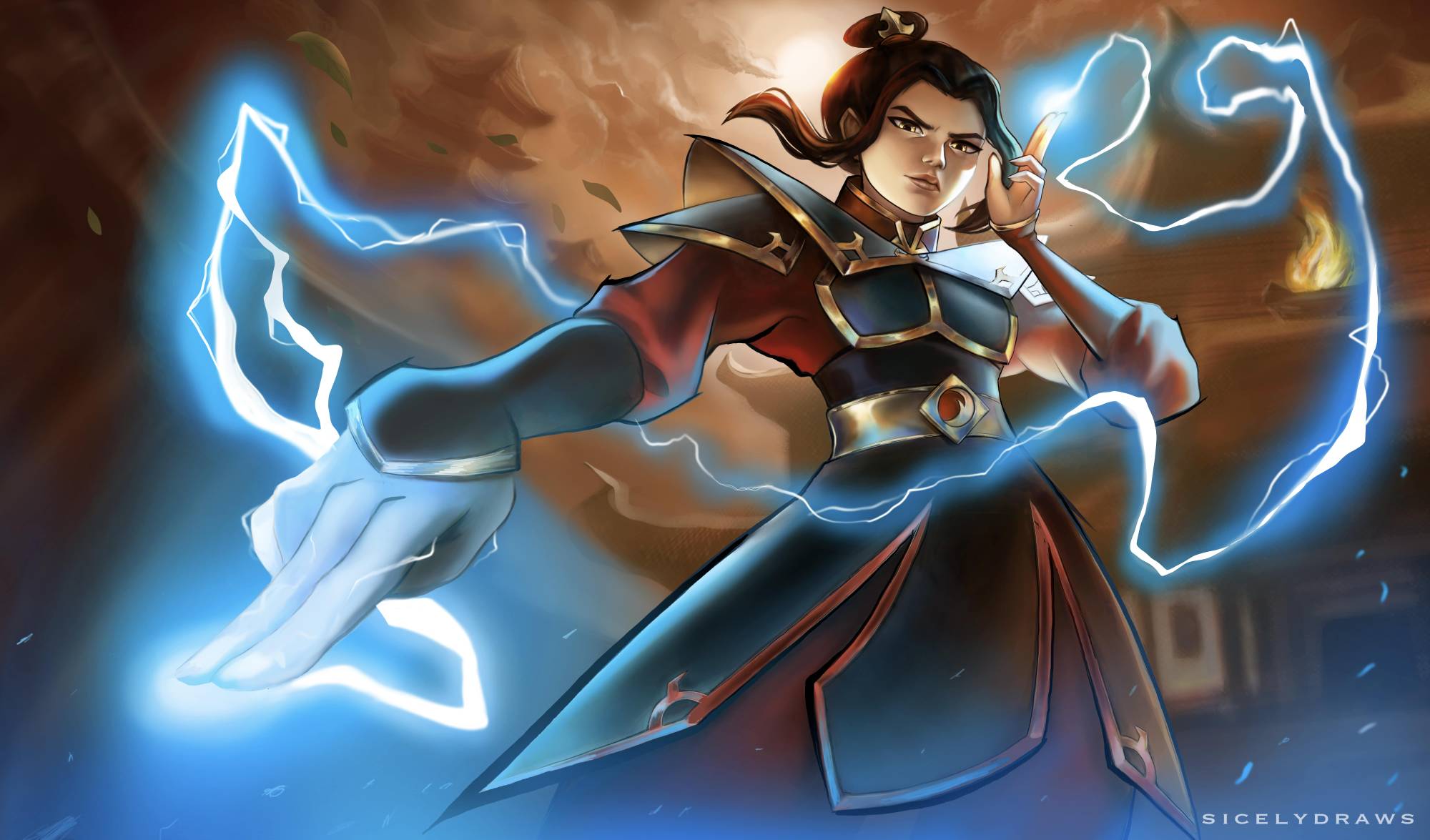 Lizards Azula Rides On Azula: A Beautiful Monster by SicelyDraws on DeviantArt