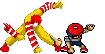 ronald mcdonald NESS atack