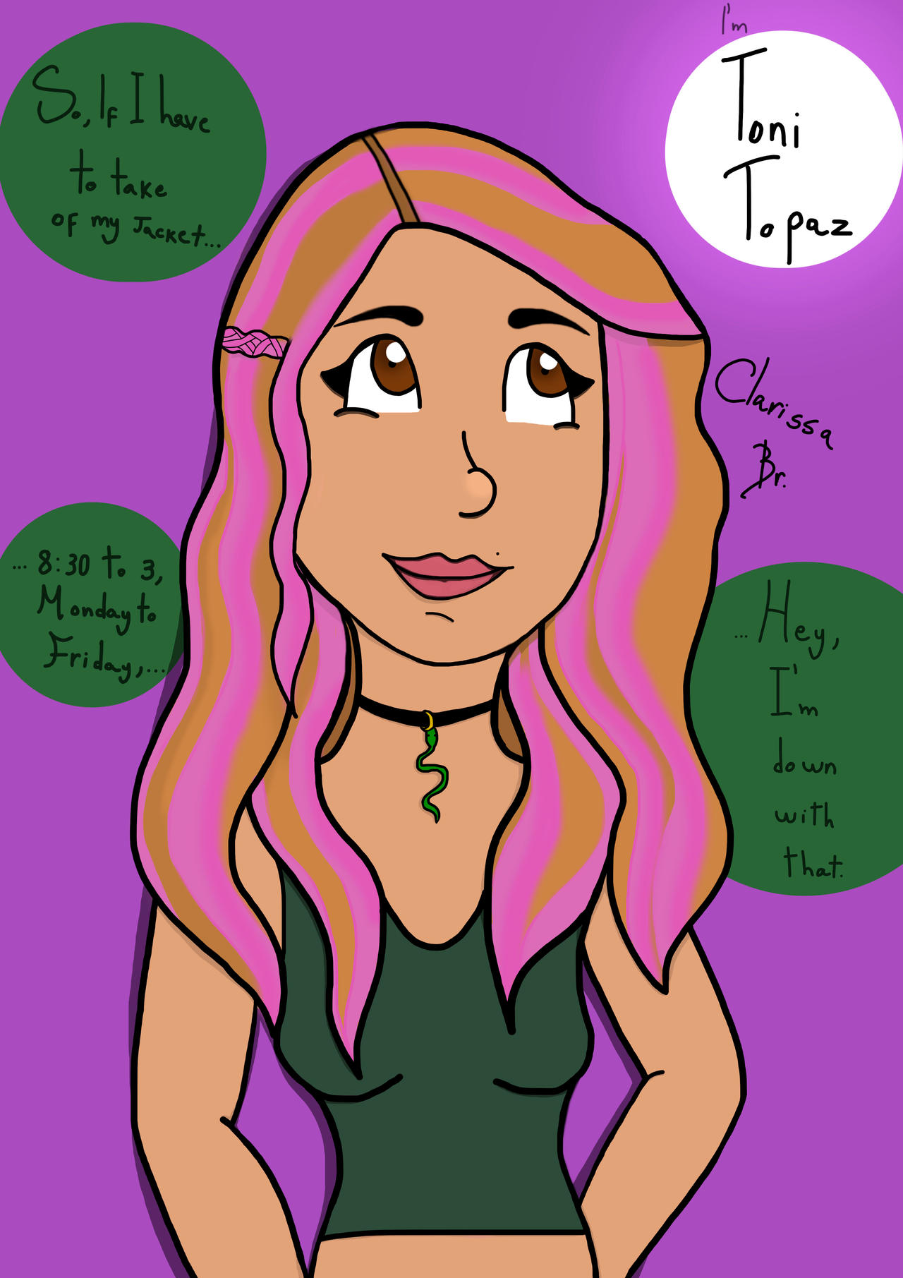 Toni Topaz by ClaryS2 on DeviantArt