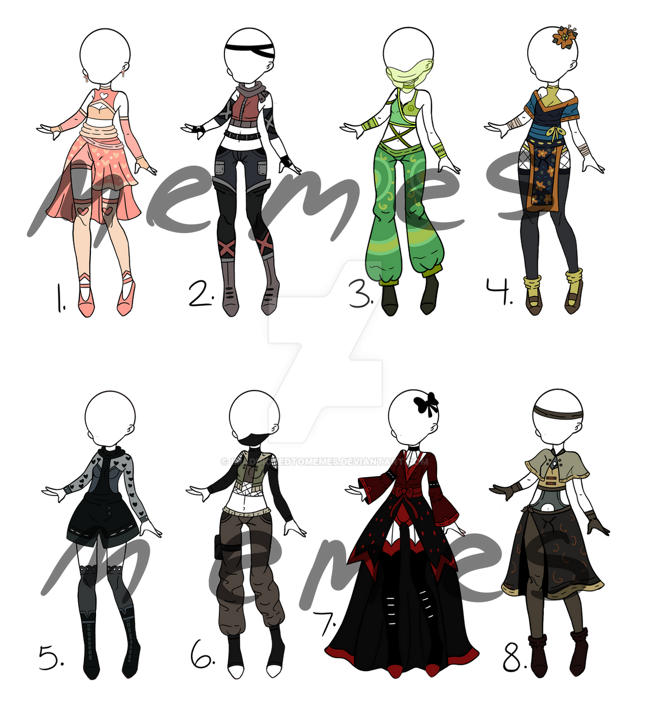 CLOSED} Female Battle Outfits by Imaddictedtomemes on DeviantArt