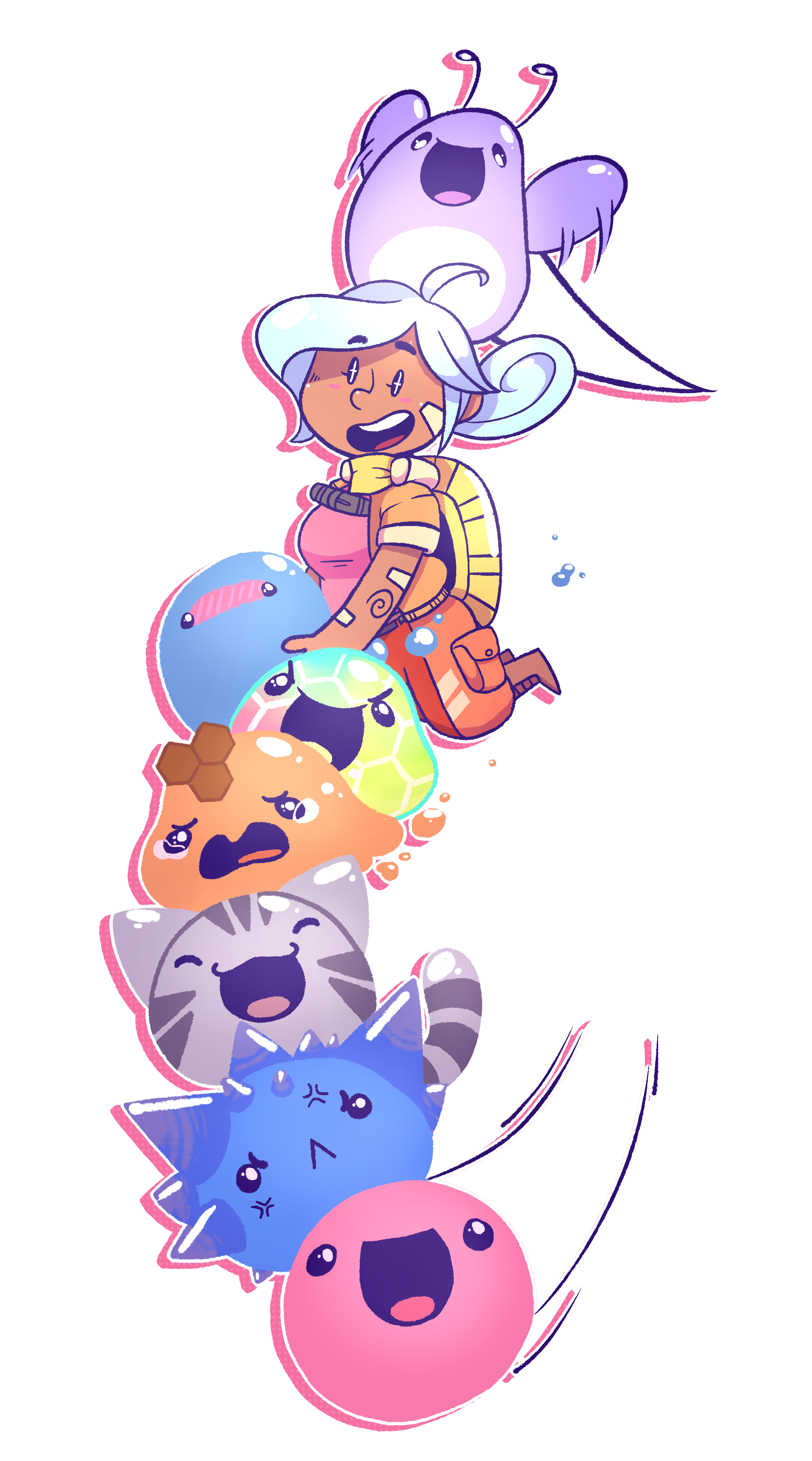 Slime Rancher, Tangle Slime by lBlacKiE-MaiDeNl on DeviantArt