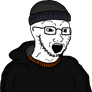 Wojak smug with soyjak crying mask by markpro96 on DeviantArt