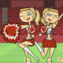 Cheerleader twins