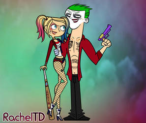 Amy and Scott as Harley Quinn and Joker