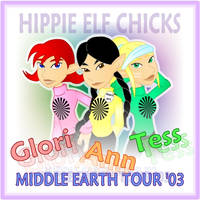 Hippie Elf Chicks Tour Poster