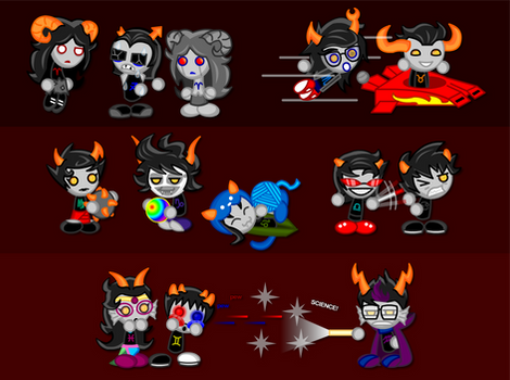 Chibi Homestuck Trolls