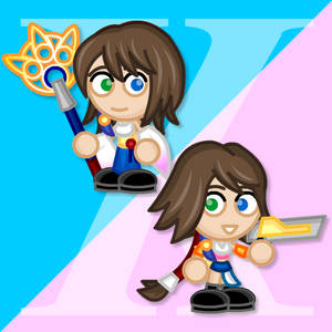 Chibi FFX and X-2 Yuna