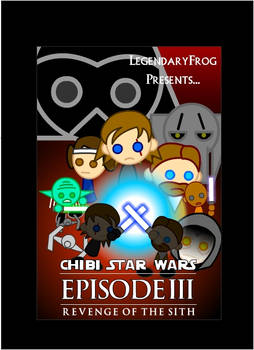Chibi Star Wars III Poster