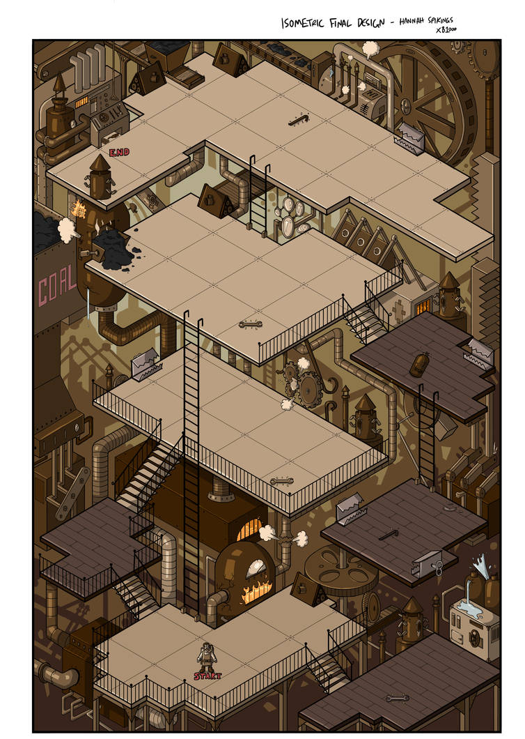 Isometric Level Design by Spikings on DeviantArt