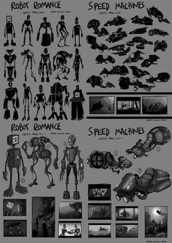 Robot Romance - Speed Machine Sketches