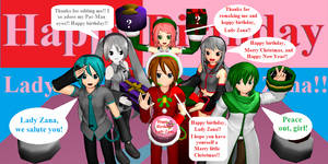 [MMD] Happy Birthday, Lady Zana! (Dec. 21, 2012)