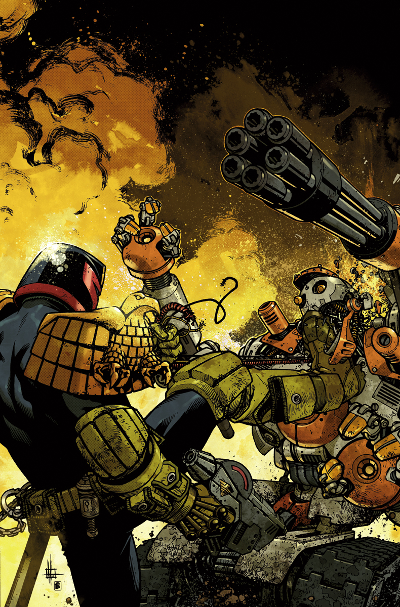 Judge Dredd cover #3 color