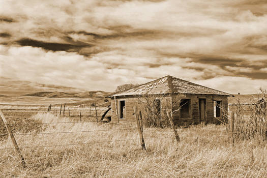 Vintage-look Abandoned Old House