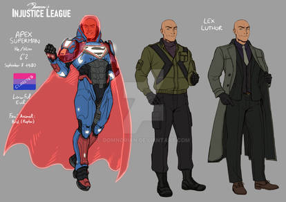 Apex Superman (Lex Luthor) Character Design