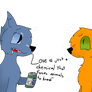 Firestar and Bluestar Talking About Breeding