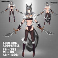 OPEN_AUCTION/ADOPTABLE_AnthroGirl by Dissunder