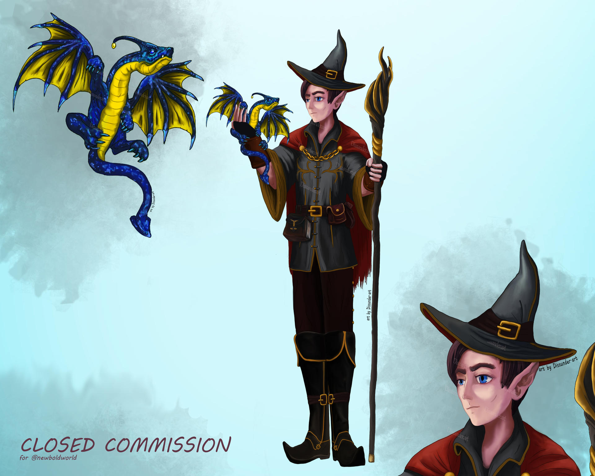 Comphor Wizard Commission Wizard by Dissunder on DeviantArt