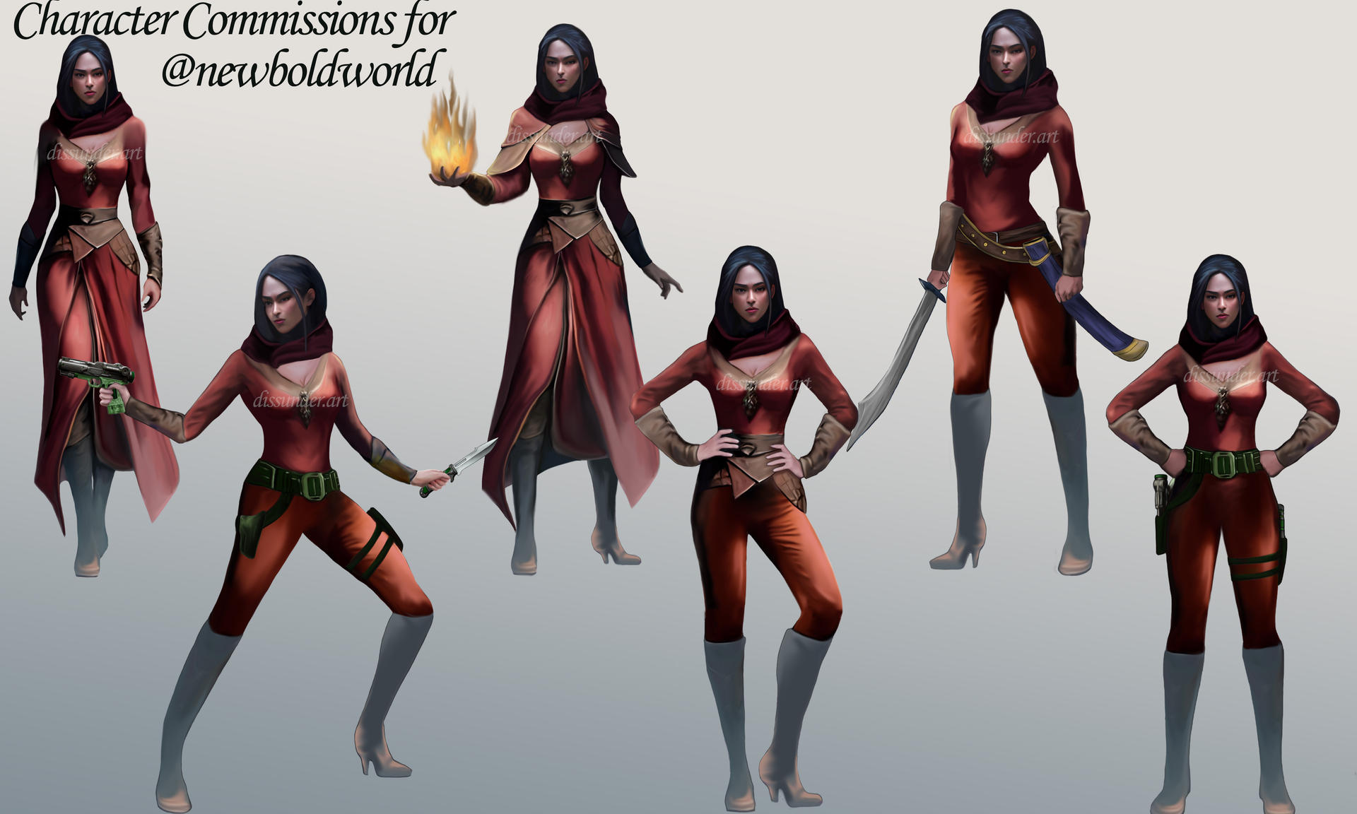 Character Commision Character Design Commissions by Dissunder on DeviantArt