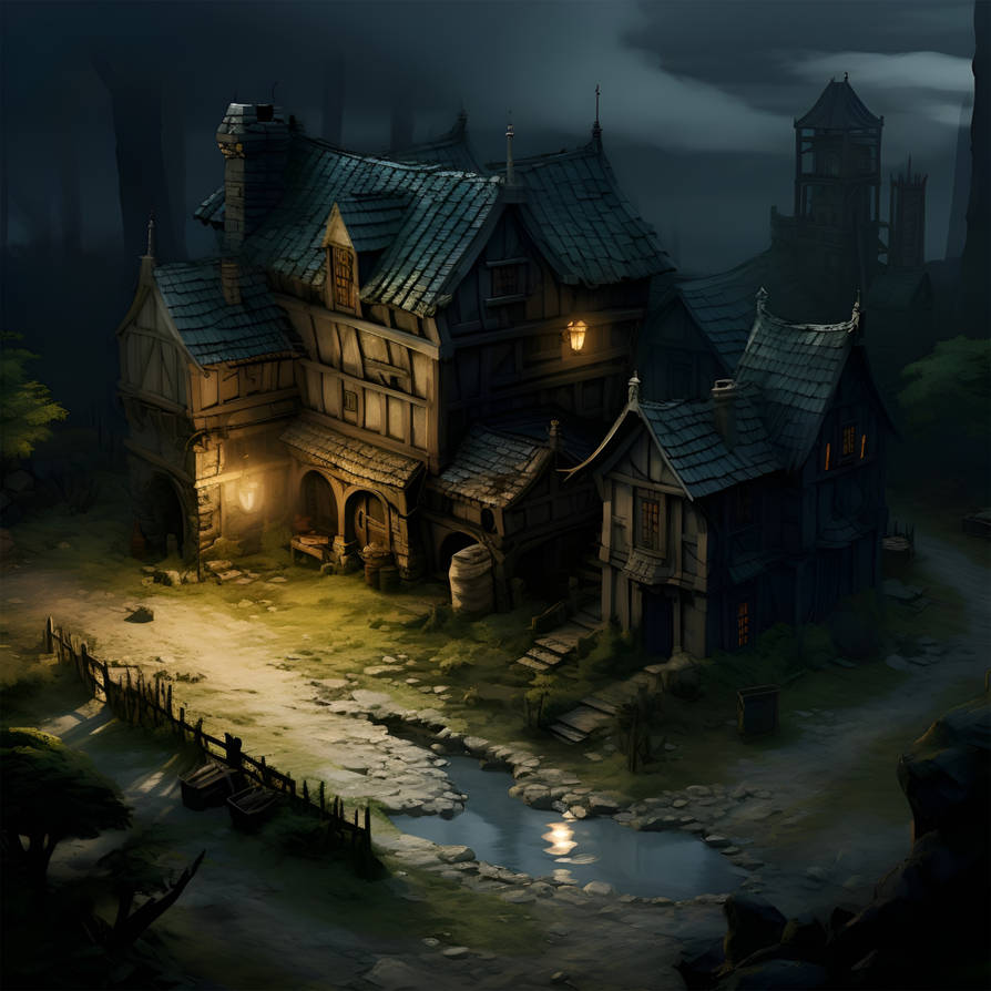Dark Fantasy Building by Dissunder on DeviantArt