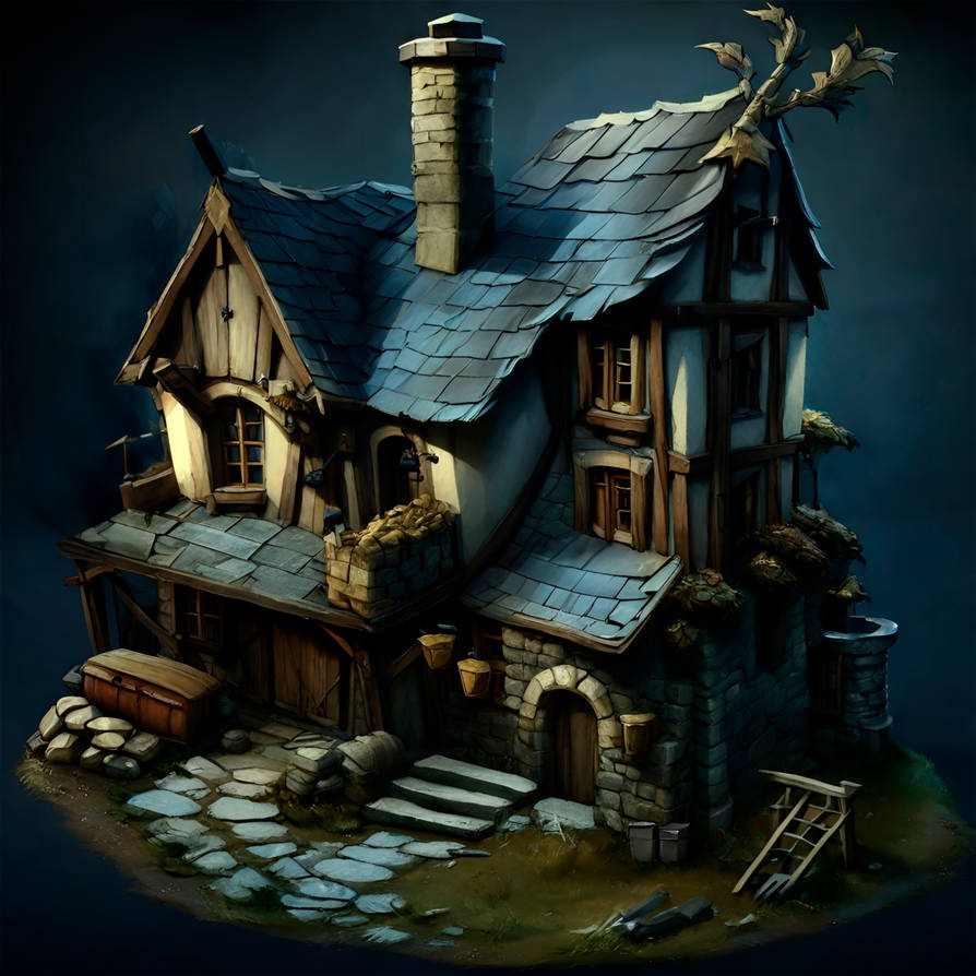 Medieval Magic Building Building Fantasy. Medieval Style by Dissunder on DeviantArt