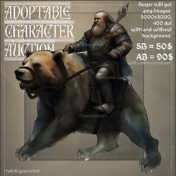 Non-AI ADOPTABLE AUCTION OC #237 (OPEN) Dwarf
